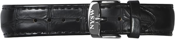 Black Italian Leather Band - NYSW
